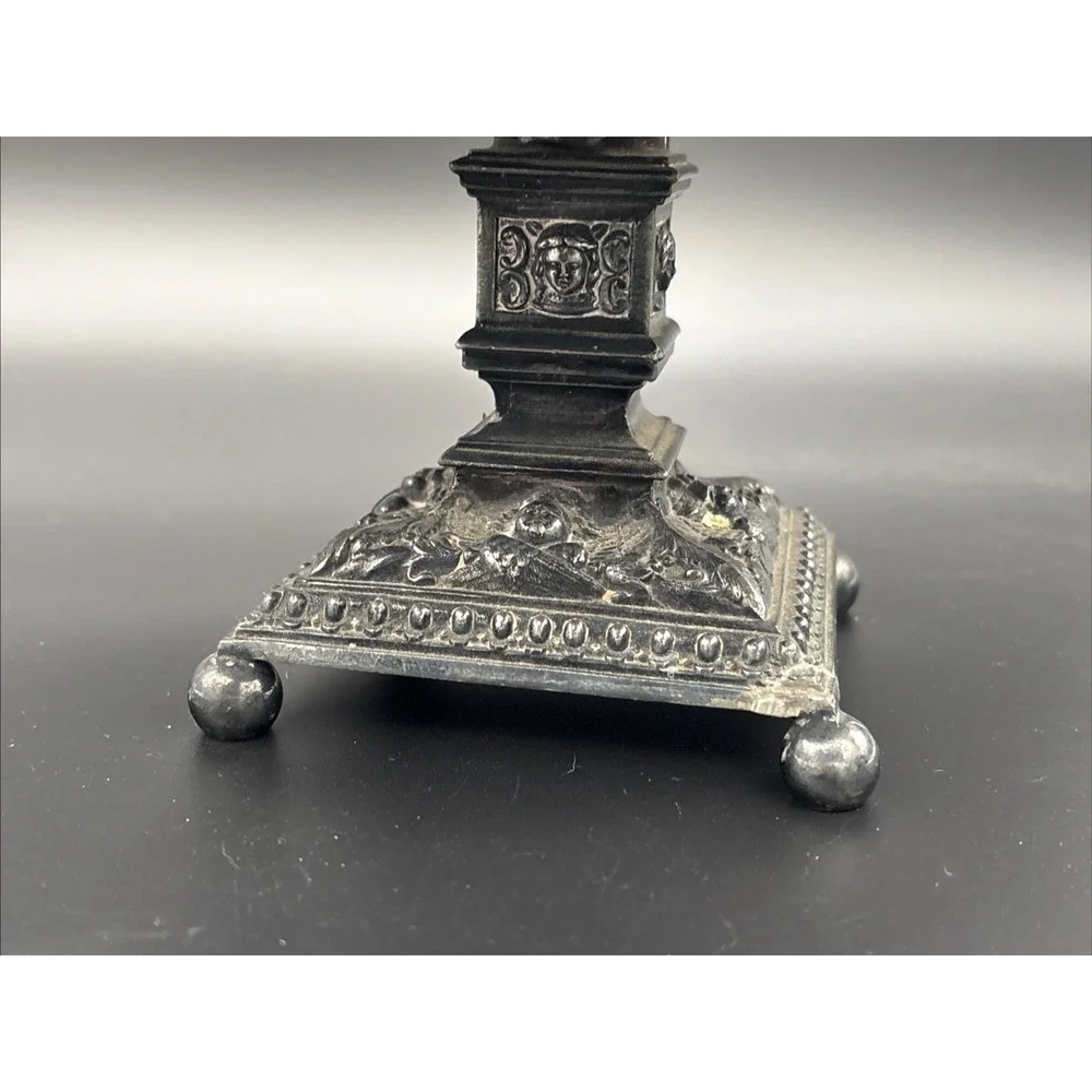 Victorian Meriden Britannia Co Silverplate Bride's Basket Base Pattern 3934